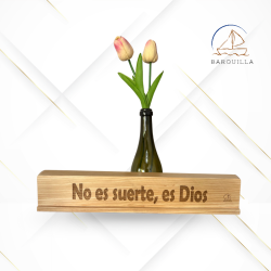 Listón Horizontal "No es Suerte, es Dios"