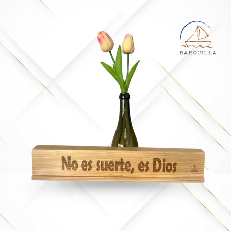 Listón Horizontal "No es Suerte, es Dios"