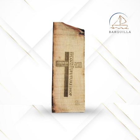 Cuadro Salmos 23, en una cruz
