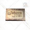 Cuadro Horizontal "Jehová es mi Pastor, Nada me Faltará", para colgar
