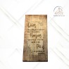 Cuadro Vertical "Dios Bendiga a Quien Entra a este Hogar, Proteja a Quien Sale y Dé Paz a Quien se Queda", para colgar
