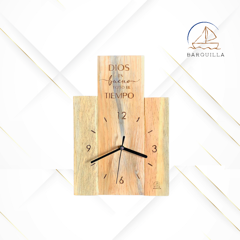 copy of Reloj para colgar "El Tiempo de Dios es Perfecto"