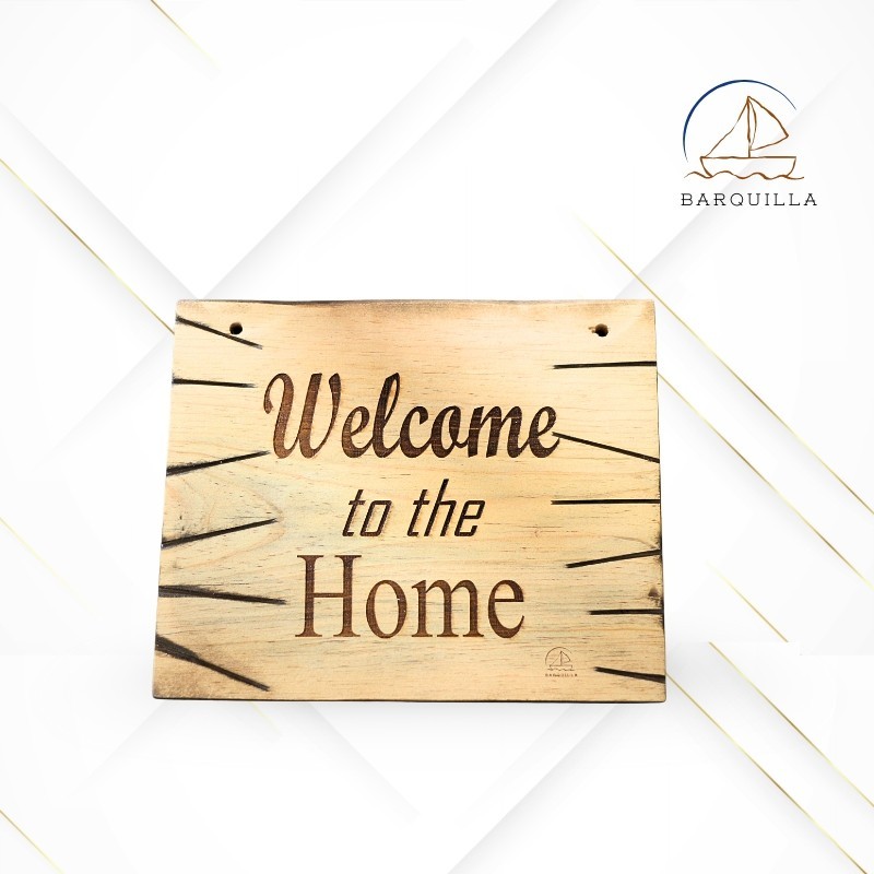 Cuadro de bienvenida a casa "Welcome to the Home"