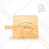 Tabla para Quesos "Hogar es donde Mamá está", con mango.