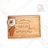 Tabla para Quesos "Home is Where Mom Is"