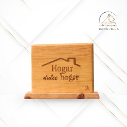 Listón Vertical "Hogar, Dulce Hogar", cuadrado
