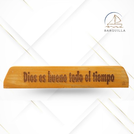 Listón Horizontal "Dios es Bueno Todo el Tiempo"