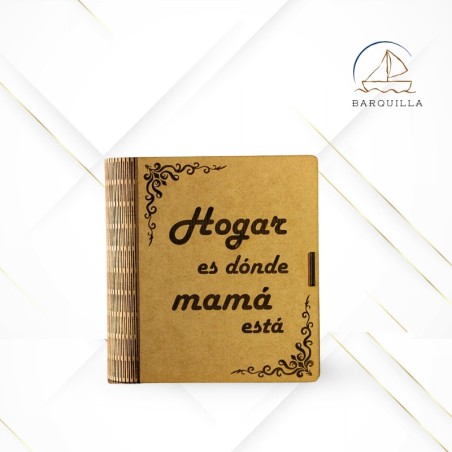 Libro Portaobjetos "Hogar es Donde Mamá Está"