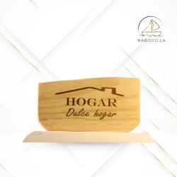 copy of Listón Vertical "Hogar, Dulce Hogar", base blanca