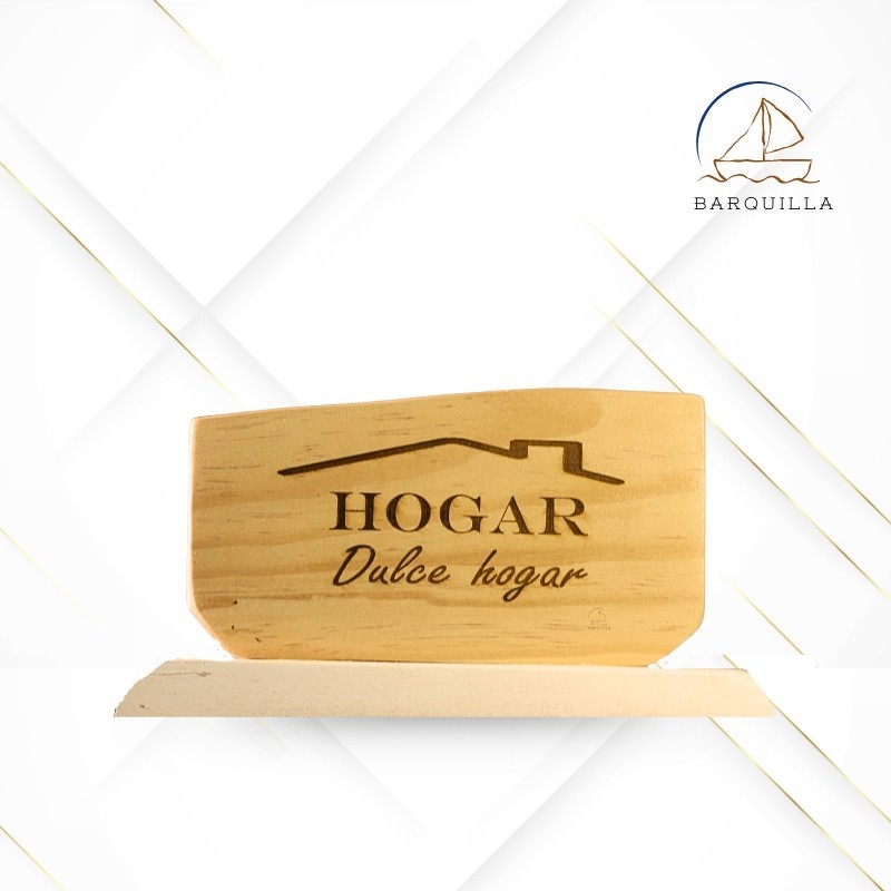 copy of Listón Vertical "Hogar, Dulce Hogar", base blanca