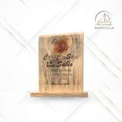 copy of Listón Vertical "Camina con Sabios y te Harás Sabio. Júntate con Necios y te Meterás en Dificultades". Inferior Anch